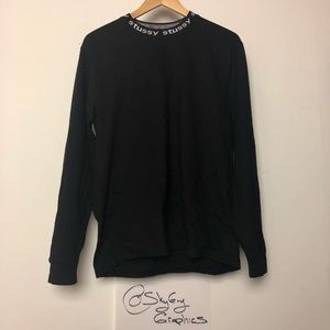 Stussy Owen Long Sleeve Crew-Neck Tee